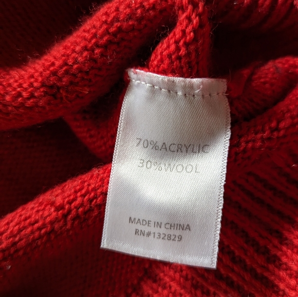 MAJORELLE - Sequin sweater in red, size XXS - Picture 8 of 9